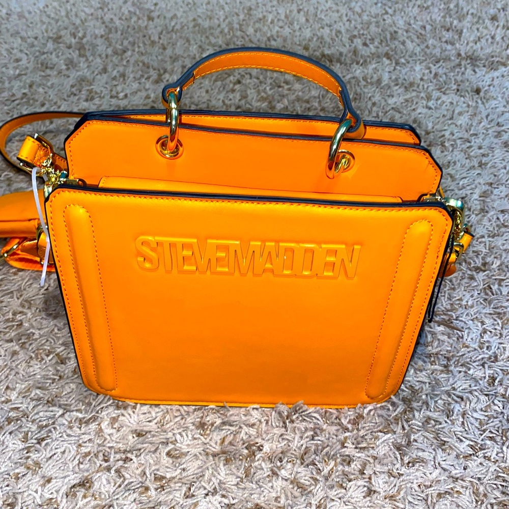 Steve Madden Orange Bevelyn Bag - NWT